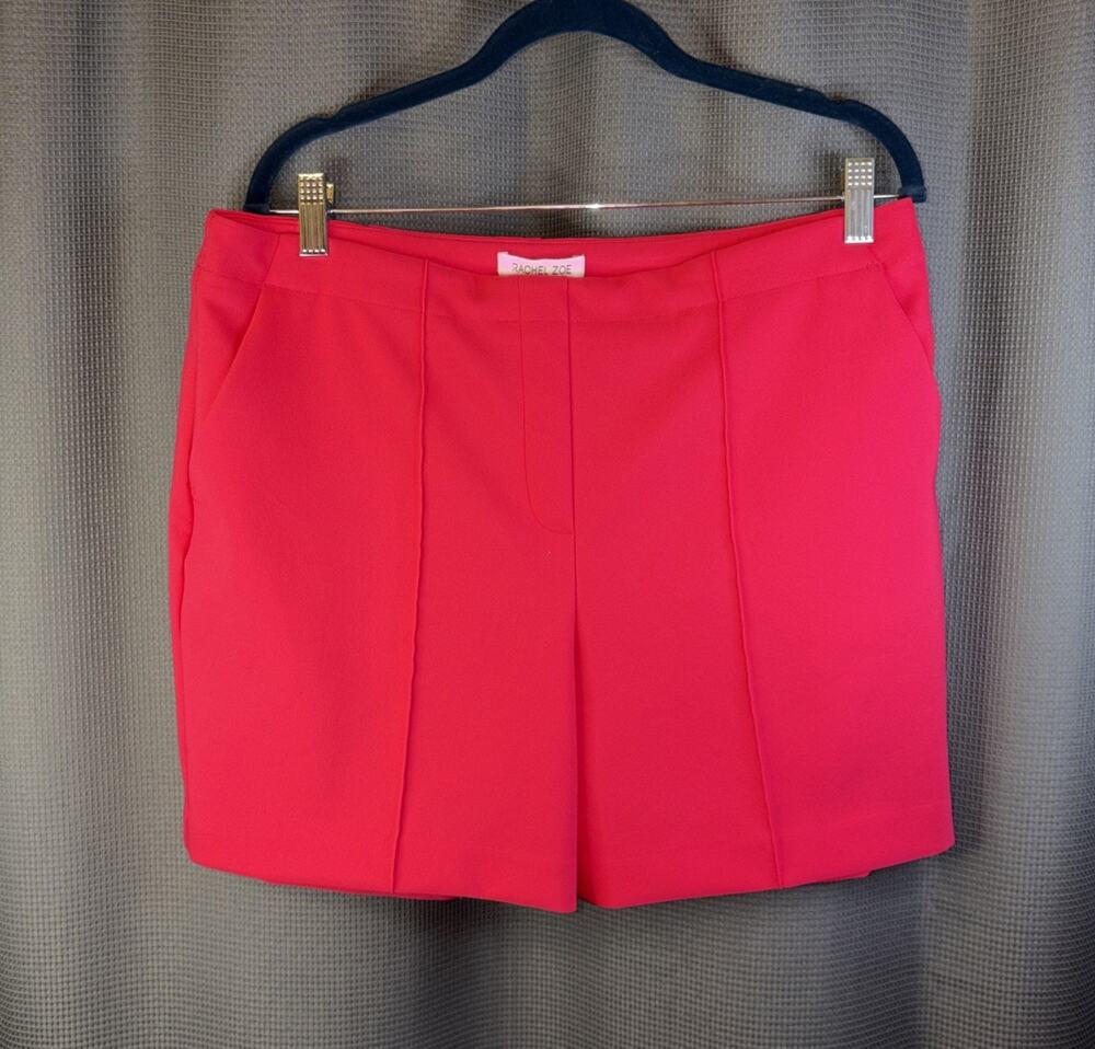 Rachel Zoe Women’s Pink Shorts Size 12 Pull on Flat Front